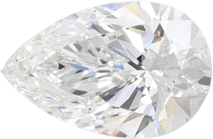 1.11 Carat D VVS1 Pear Lab Diamond