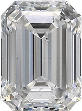 1.23 Carat E SI1 Emerald Lab Diamond