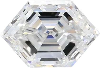 1.4 Carat E VVS1 HEXAGON Lab Diamond