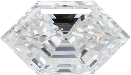 1.4 Carat E VVS1 HEXAGON Lab Diamond