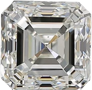 1.5 Carat I VS2 Asscher Natural Diamond