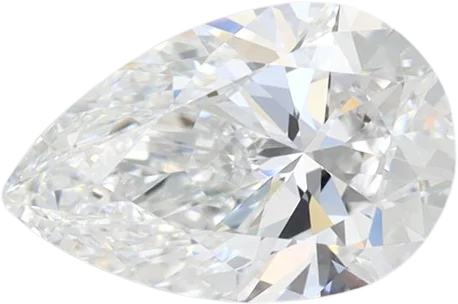 1.5 Carat E IF Pear Lab Diamond