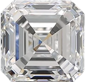 1.51 Carat E VVS1 Asscher Natural Diamond