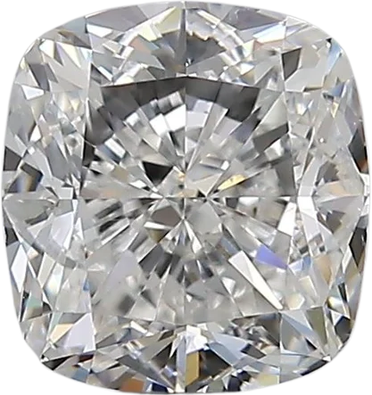 1.51 Carat F SI1 Elongated Cushion Natural Diamond