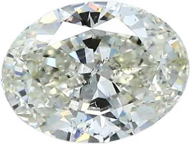 1.51 Carat L SI2 Oval Natural Diamond