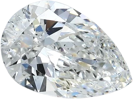 1.51 Carat F SI2 Pear Natural Diamond