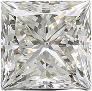 1.51 Carat K VS2 Princess Natural Diamond