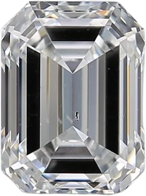 1.53 Carat D SI1 Emerald Lab Diamond