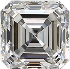 1.6 Carat F VS2 Asscher Natural Diamond