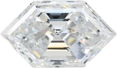 1.61 Carat D VVS2 HEXAGON Lab Diamond