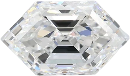 1.66 Carat E VVS1 HEXAGON Lab Diamond