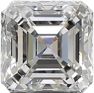 1.7 Carat G VS2 Asscher Natural Diamond