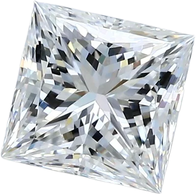 1.71 Carat G VS1 Princess Natural Diamond