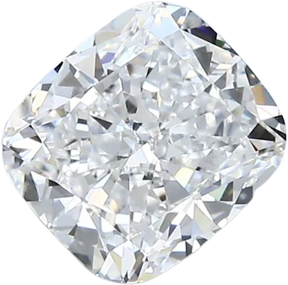 1.77 Carat D VS1 Elongated Cushion Natural Diamond