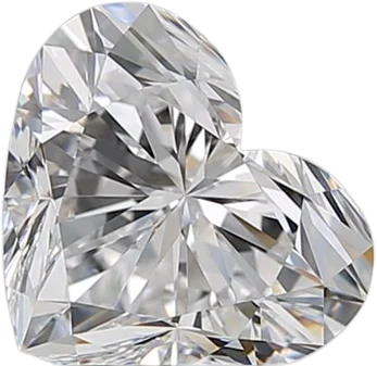 2.01 Carat D VVS1 Heart Natural Diamond