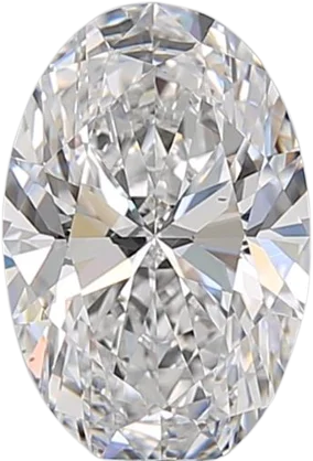 2.01 Carat D VS2 Oval Natural Diamond