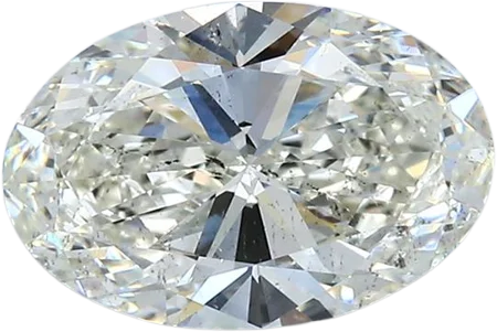 2.02 Carat J SI2 Oval Natural Diamond