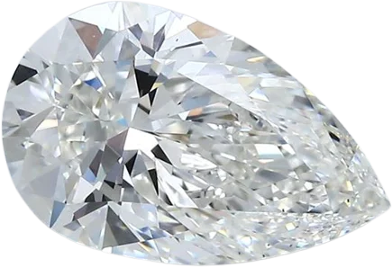 2.03 Carat G VS1 Pear Natural Diamond