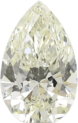 2.07 Carat L VVS1 Pear Natural Diamond