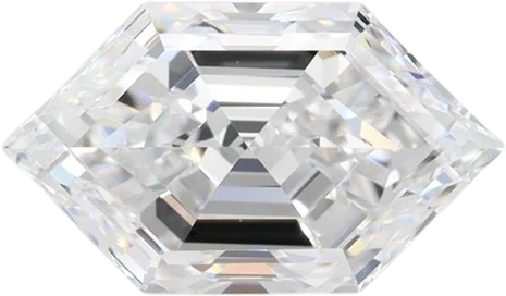 2.66 Carat D VVS1 HEXAGON Lab Diamond