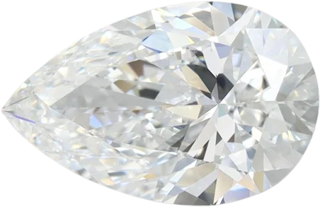 2.91 Carat D VVS1 Pear Lab Diamond