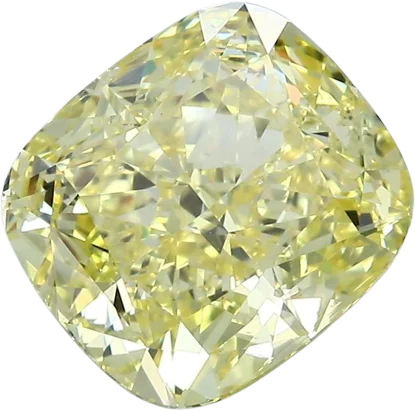 4.58 Carat FIY VS2 Elongated Cushion Natural Diamond