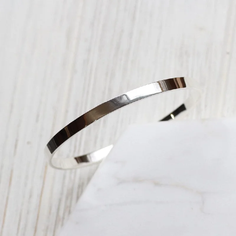 Simple Flat Top Bangle