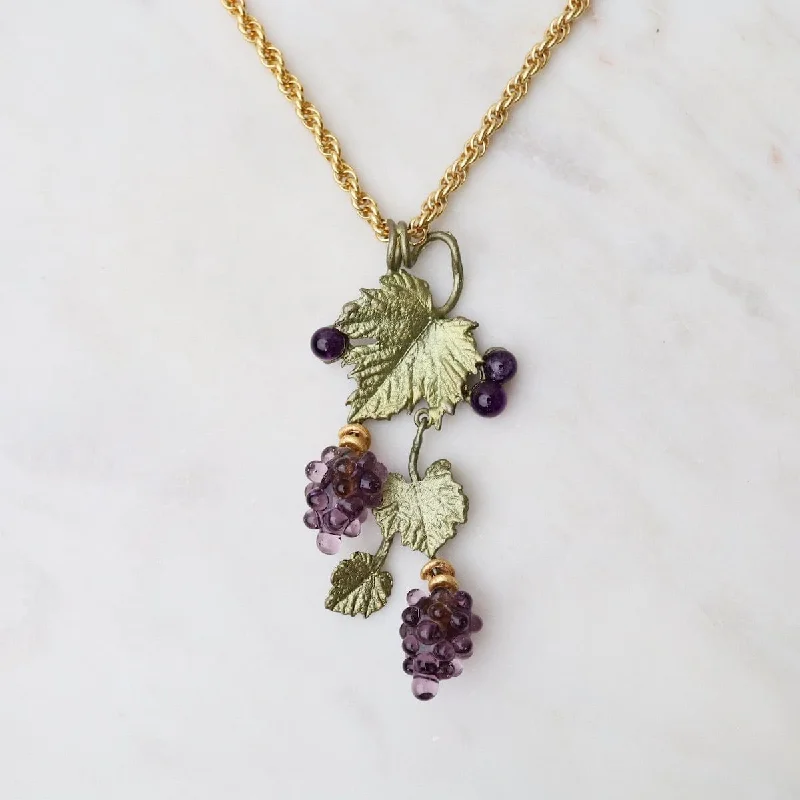 Wild Grape Vine Pendant Necklace