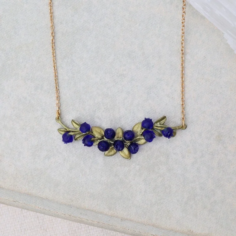 Petite Blueberry Bar Pendant