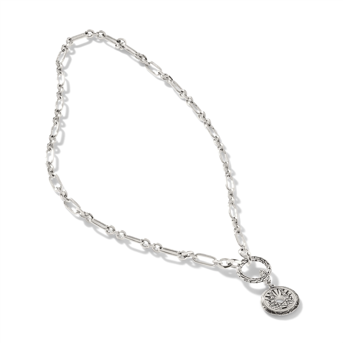 John Hardy Classic Chain Sterling Silver Pendant on Link Necklace, 18 inch