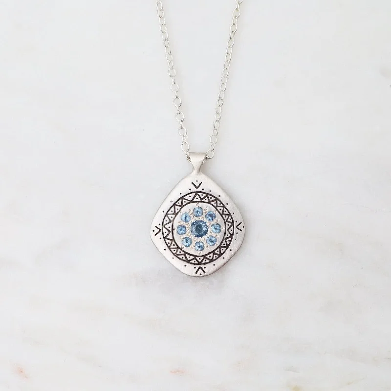 Memories Pendant in Aquamarine